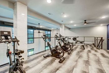 Fitness Center with Cardio Equipment at Artesia Big Creek in Alpharetta, GA