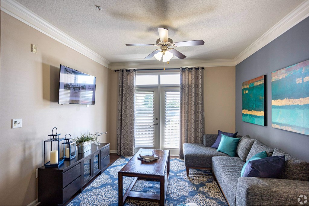Modern Living Area at Grand Oak at Town Park, Tennessee, 37167