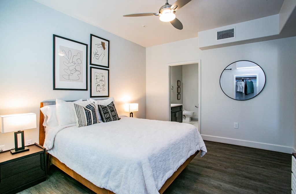 Lyric Apartments bedroom at Lyric Apartments, Las Vegas, NV