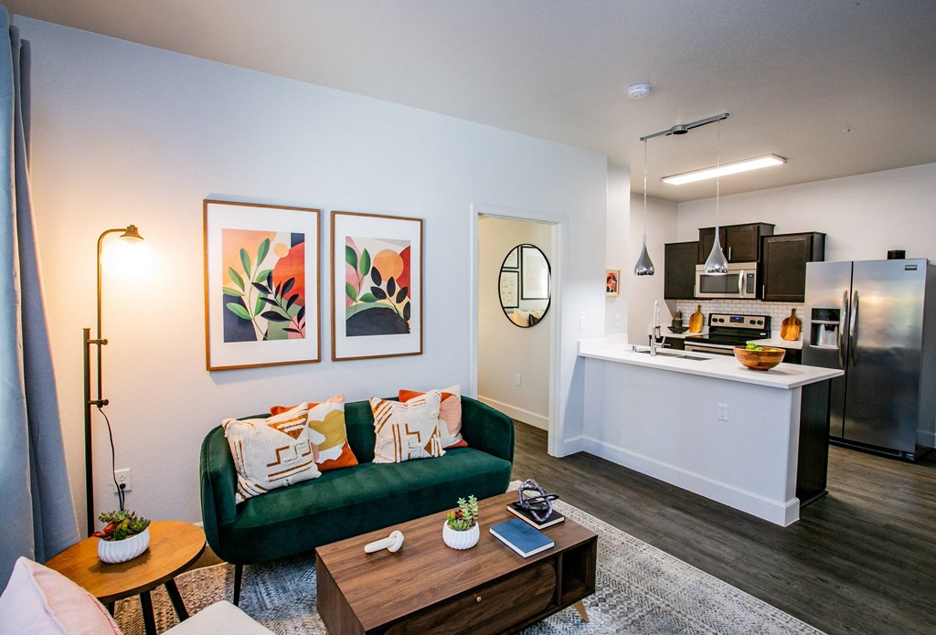 Lyric Apartments Living room at Lyric Apartments in Las Vegas, NV