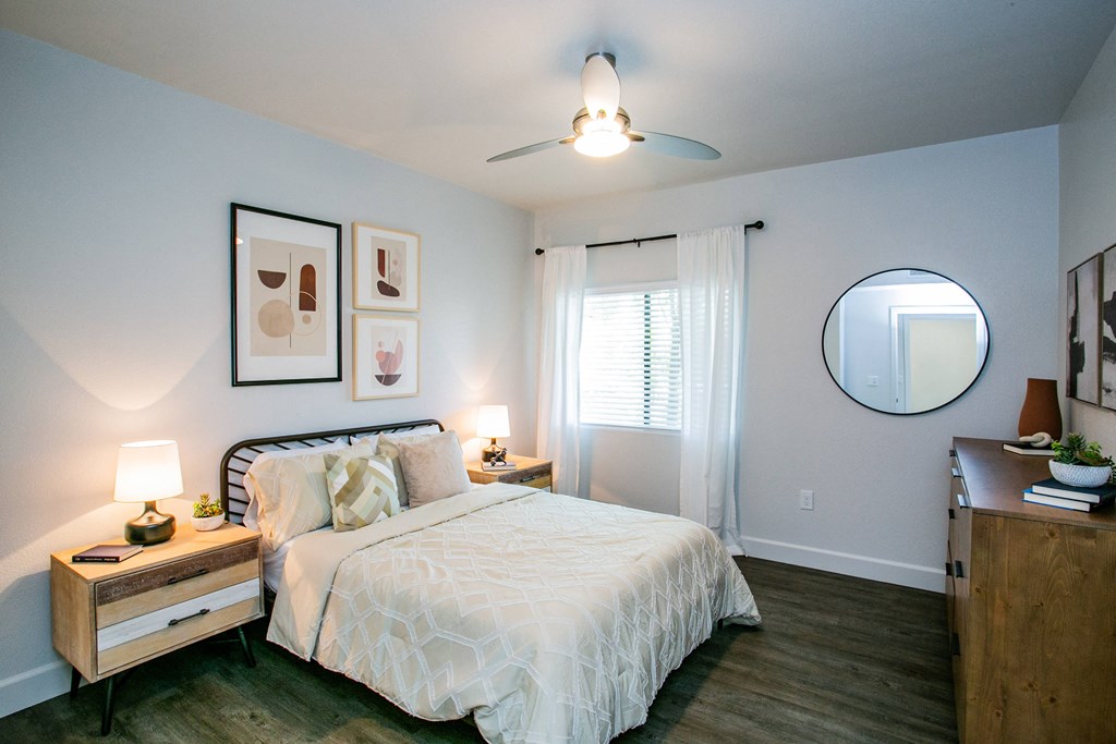 Lyric Apartments bedroom at Lyric Apartments in Las Vegas, NV