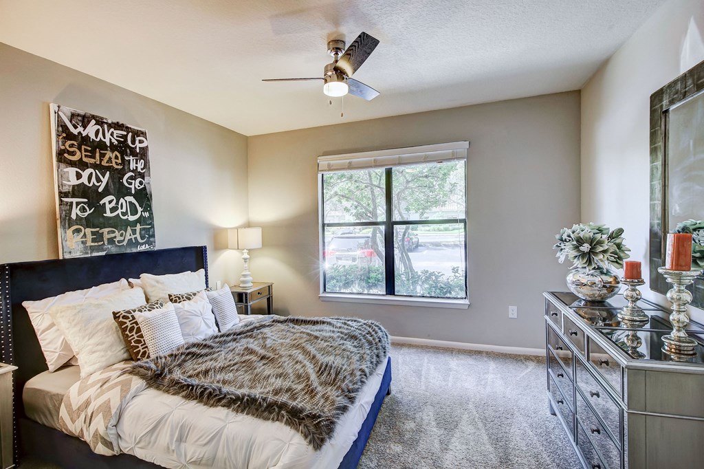 Comfortable Bedroom With Window at The Preserve at Westchase, Tampa, 33626
