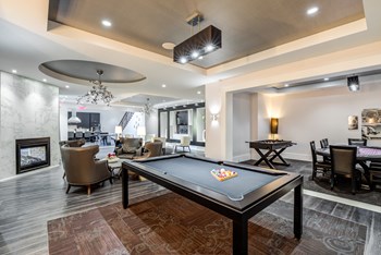 Billiards Table In Clubhouse at LaVie SouthPark, North Carolina - Photo Gallery 22