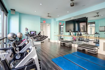 Fitness Center With Modern Equipment at LaVie SouthPark, Charlotte, NC - Photo Gallery 25