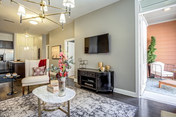 Living Room Interior Living Room Interior at LaVie SouthPark, Charlotte, NC, 28209 - Photo Gallery 3