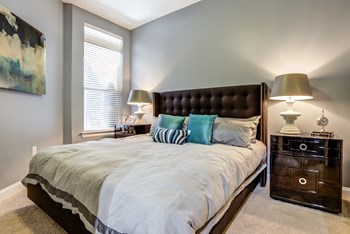 Bedroom With Expansive Windows at LaVie SouthPark, North Carolina - Photo Gallery 19