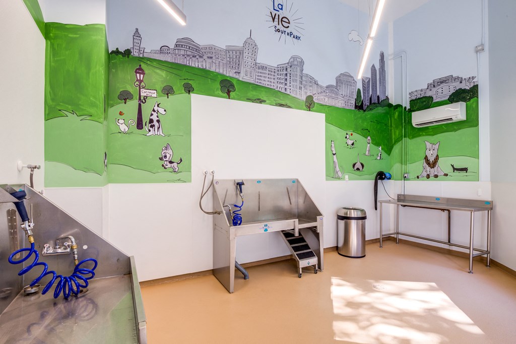 Pet Washing Center at LaVie SouthPark, Charlotte, North Carolina