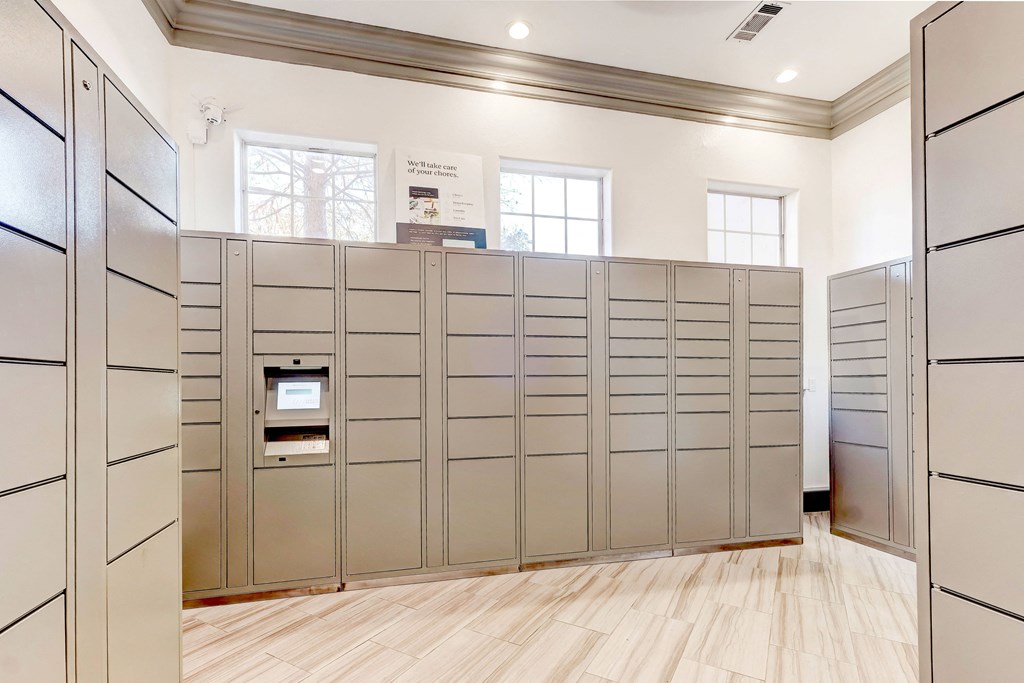 Package Lockers at Landing at Round Rock, Texas