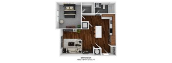 Montane Apartments 3D FP - Switchback  at Montane, 80134