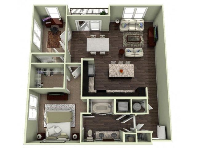 Dogwood Floor Plan Dogwood Floor Plan at LaVie Southpark, Charlotte
