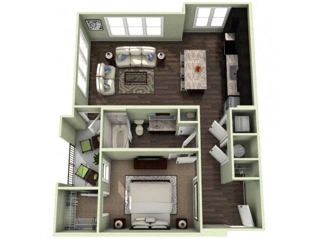 FEARRINGTON Floor Plan FEARRINGTON Floor Plan at LaVie Southpark, North Carolina, 28209