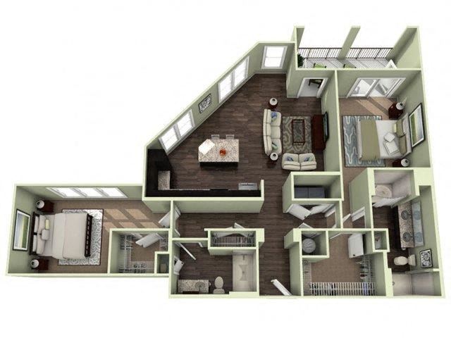 OLDEDWARDS Floor Plan OLDEDWARDS Floor Plan at LaVie Southpark, Charlotte, 28209