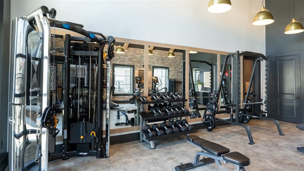 Fitness Center Fitness Center at Elwood Apartments, North Carolina