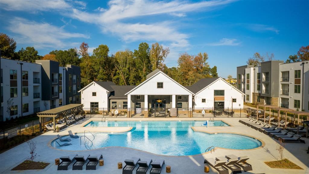 Pool and Pool House Pool and Pool House at Elwood Apartments, Indian Trail, NC, 28079