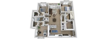 Elwood Indian Trail 3D Floor Plan C2HC