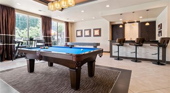 Billiards Table In Clubhouse Billiards Table In Clubhouse at Centerview at Crossroads, North Carolina - Photo Gallery 6