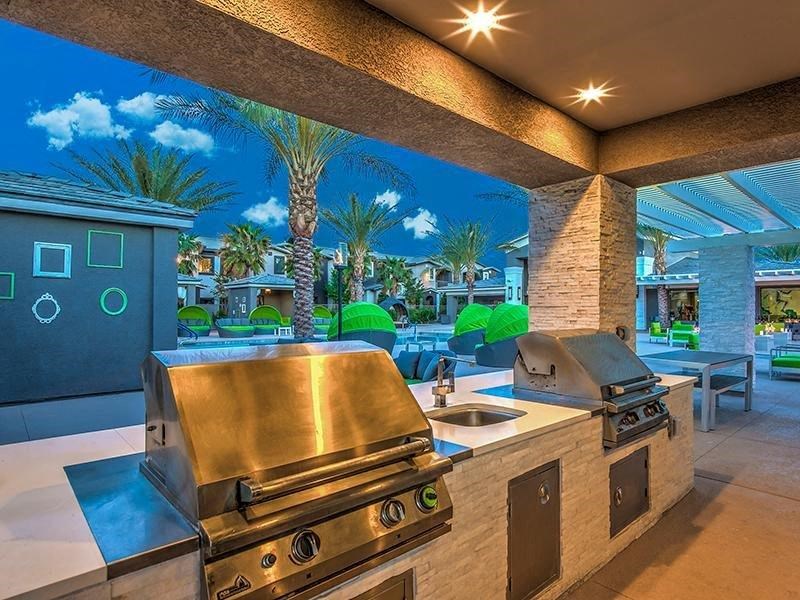 Community Grilling Station at Lyric Apartments, Nevada