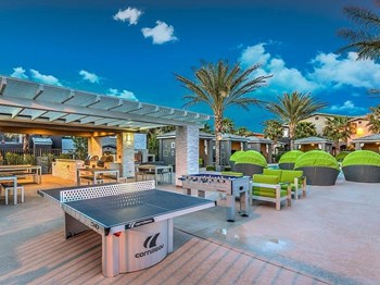 Outdoor Ping-Pong Table  at Lyric Apartments, Las Vegas, Nevada - Photo Gallery 18