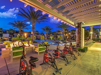 Outdoor Fireplace Retreat at Lyric Apartments, Las Vegas, NV - Photo Gallery 16