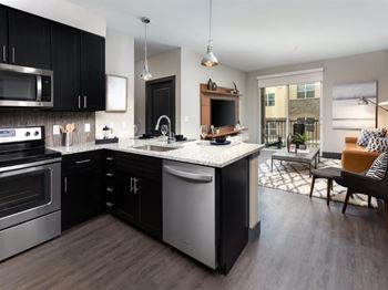 Kitchen With Living Room space at Montane, Parker, CO, 80134