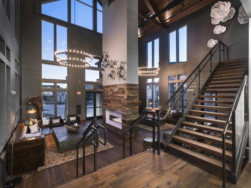 Stairs In Living Room at Montane, Parker, Colorado