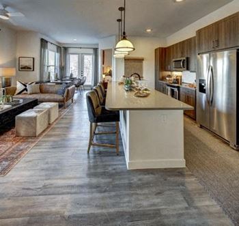 Gourmet Kitchens with Prep Islands at The Alden at Cedar Park, Cedar Park