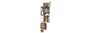 The Bluffs at Highlands Ranch Apartments in Highlands Ranch, Colorado Wildflower Floor Plan