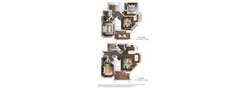 The Bluffs at Highlands Ranch Apartments in Highlands Ranch, Colorado Columbine Floor Plan
