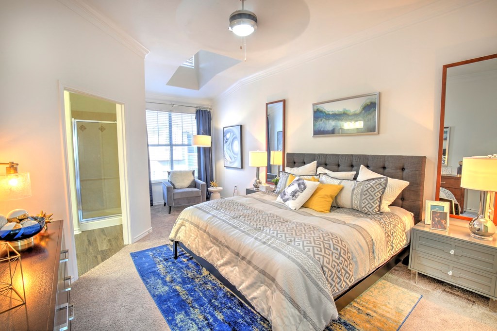 bedroom with natural lighting at Landing at Round Rock, Round Rock, 78681