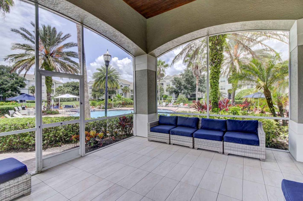 Waiting Room Area at Tuscany Bay Apartments, Florida