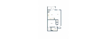 Loft Studio Floorplan at Folksong Apartments, Georgia 30542