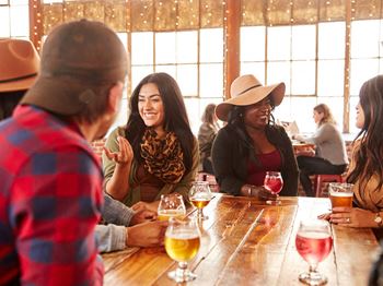 A group of people enjoying at Folksong Apartments, Flowery Branch, GA 30542