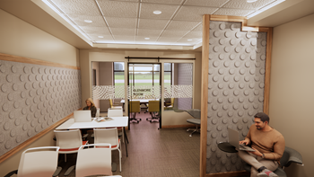 Workshare Space Library Workshare Space Library at Liffey on Snelling, St. Paul, MN - Photo Gallery 6