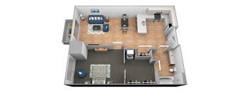 Cedar River Floor Plan at Shakopee Flats, Shakopee, MN, 55379