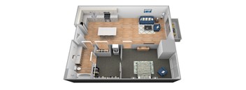 Clearwater River Floor Plan at Shakopee Flats, Shakopee, MN, 55379