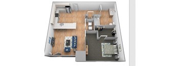 Two Island floor plan at Shakopee Flats, Minnesota, 55379