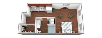 Summit Floorplan at Liffey on Snelling, Minnesota, 55104