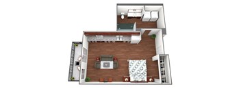 Saints Floorplan- ADA at Liffey on Snelling, St. Paul, Minnesota