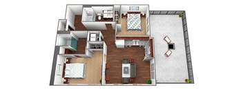 Sibley Floorplan at Liffey on Snelling, St. Paul