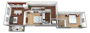 Patrick Floorplan at Liffey on Snelling, St. Paul, 55104
