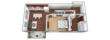 Highland Floorplan at Liffey on Snelling, Minnesota, 55104