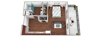 Galway Floorplan at Liffey on Snelling, St. Paul, 55104