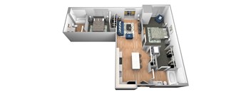 Vermillion River Floor Plan at Shakopee Flats, Shakopee, 55379