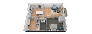 West River Floor Plan at Shakopee Flats, Shakopee, MN