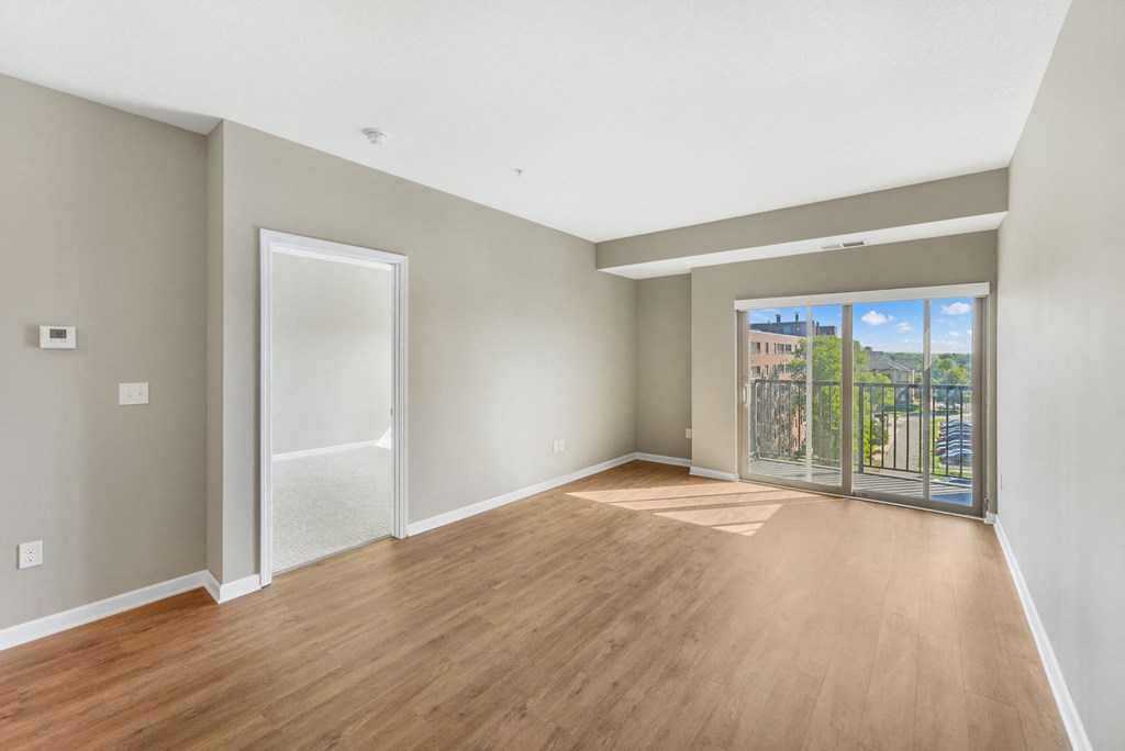 Wood Floor Living Room at Shakopee Flats, Shakopee, Minnesota