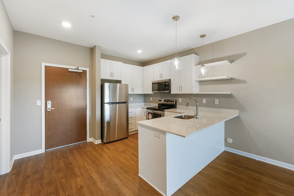 Wood Inspired Plank Flooring at Shakopee Flats, Minnesota