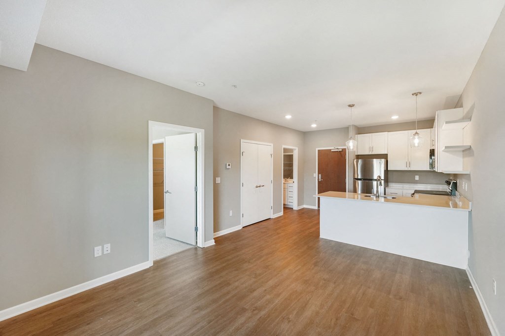 Apt Living Room at Shakopee Flats, Shakopee, MN, 55379