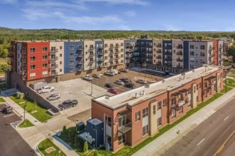 Aerial Exterior Front at Shakopee Flats, Shakopee - Photo Gallery 3