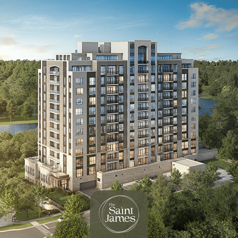 a rendering of the saint francis apartments in saint louis