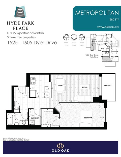 Hyde Park Place Studio-2 Beds Apartment for Rent - Photo Gallery 13